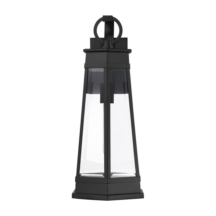 Savoy House 5-206-BK One Light Outdoor Wall Lantern, Matte Black
