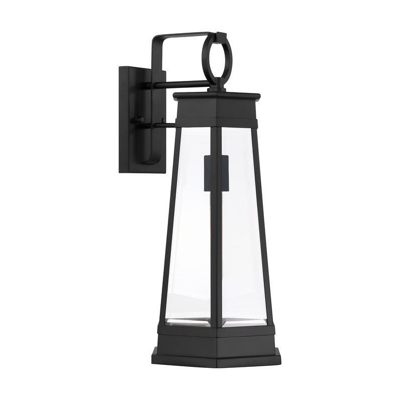 Savoy House 5-206-BK One Light Outdoor Wall Lantern, Matte Black