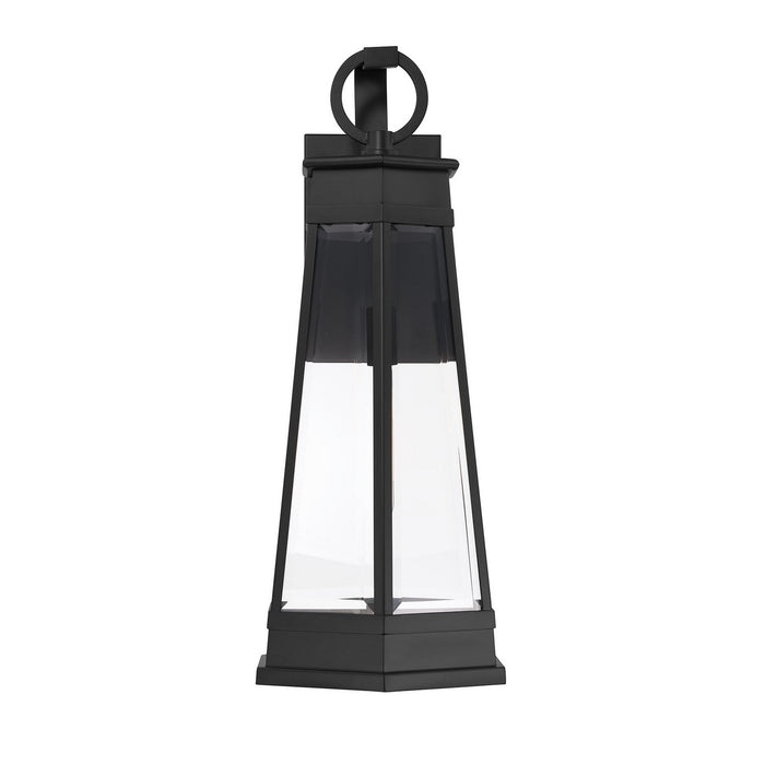 Savoy House 5-207-BK One Light Outdoor Wall Lantern, Matte Black