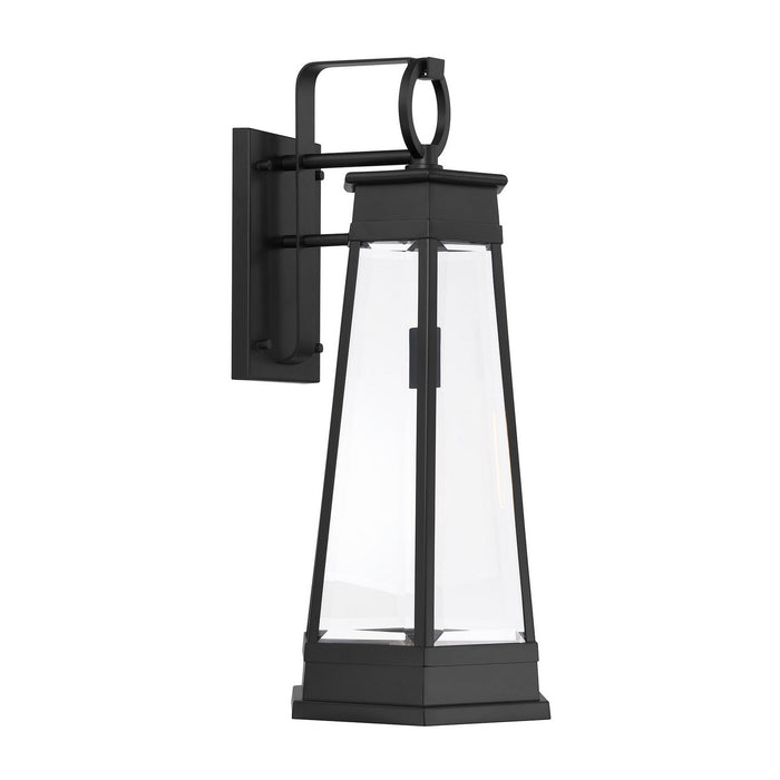 Savoy House 5-207-BK One Light Outdoor Wall Lantern, Matte Black
