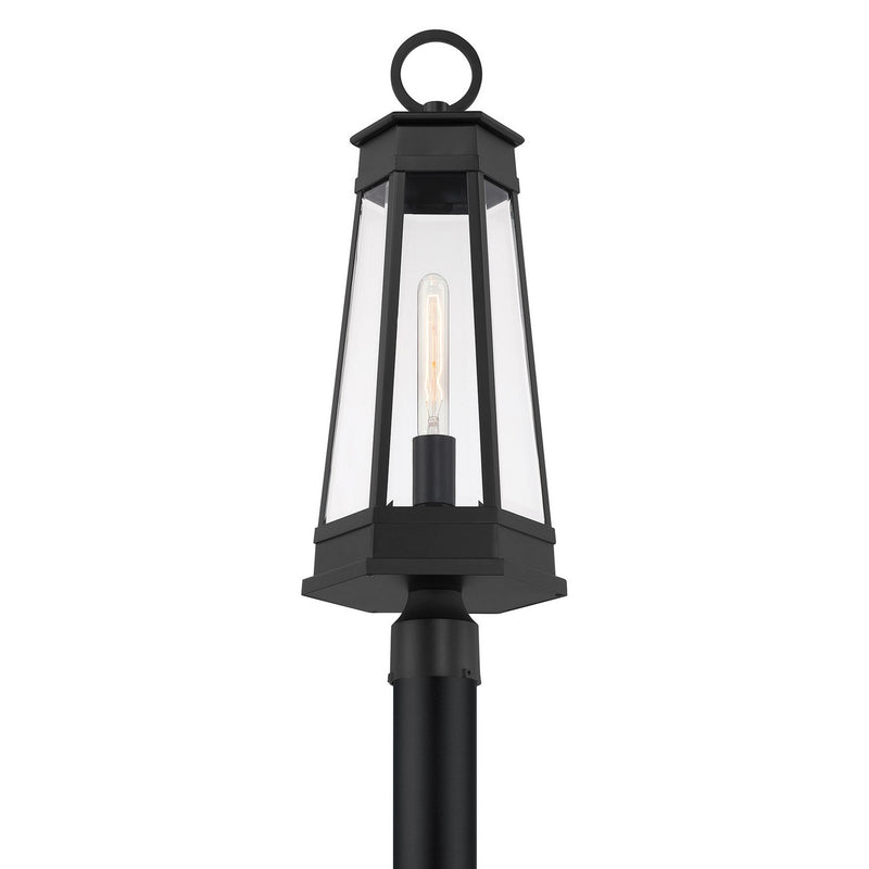Savoy House 5-209-BK One Light Outdoor Post Lantern, Matte Black