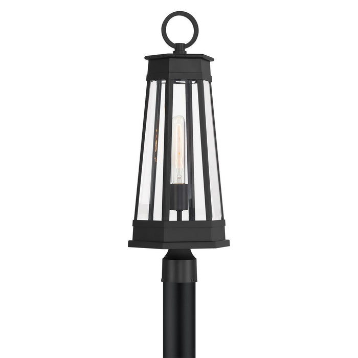 Savoy House 5-209-BK One Light Outdoor Post Lantern, Matte Black