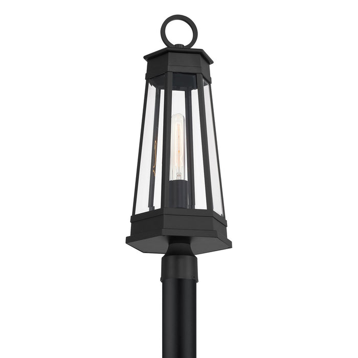 Savoy House 5-209-BK One Light Outdoor Post Lantern, Matte Black