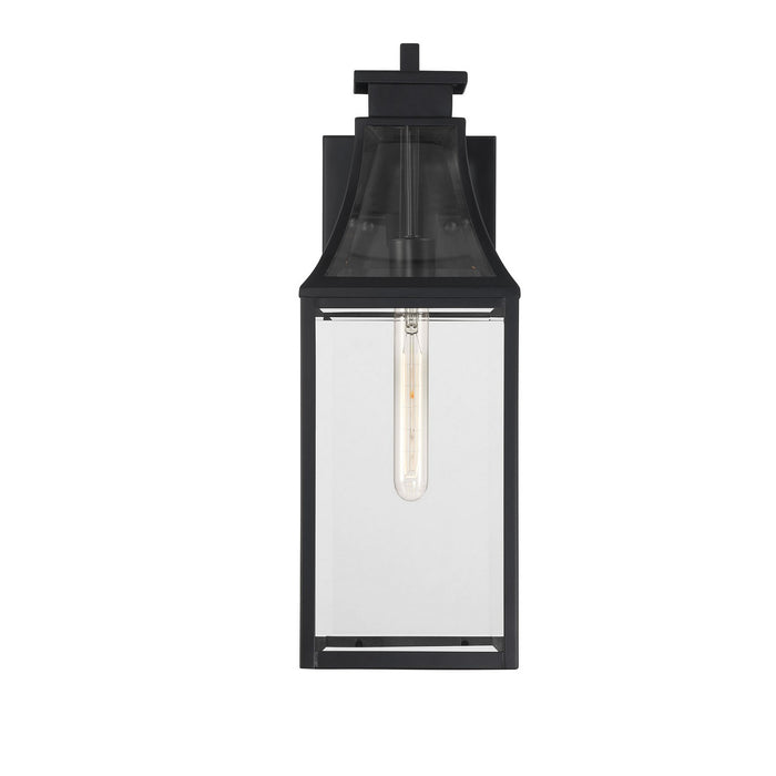Savoy House 5-606-BK One Light Outdoor Wall Lantern, Matte Black