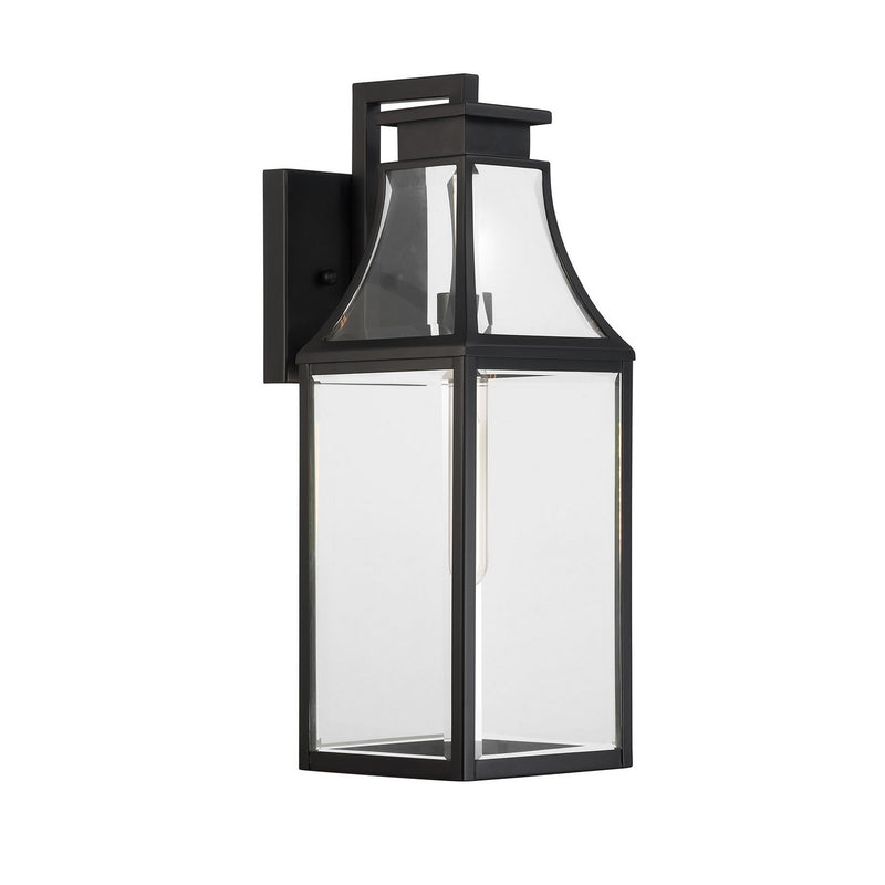 Savoy House 5-606-BK One Light Outdoor Wall Lantern, Matte Black
