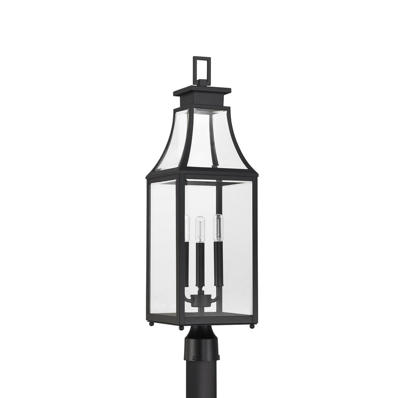 Savoy House 5-609-BK Three Light Outdoor Post Lantern, Matte Black