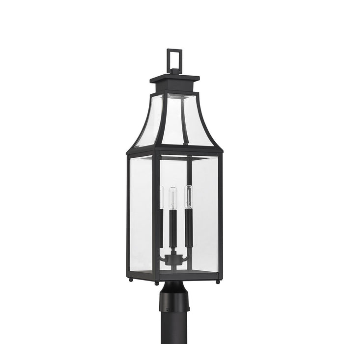 Savoy House 5-609-BK Three Light Outdoor Post Lantern, Matte Black