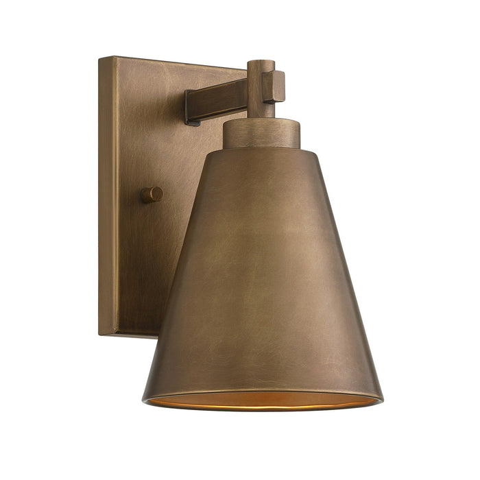Savoy House 5-805-DS-273 One Light Outdoor Wall Lantern, Atlas Bronze