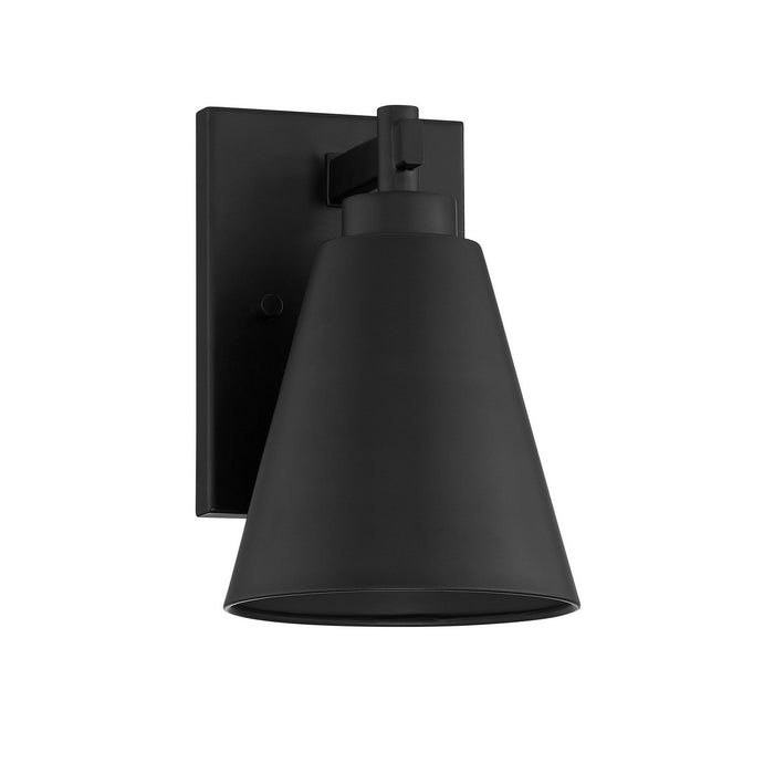 Savoy House 5-805-DS-BK One Light Outdoor Wall Lantern, Matte Black