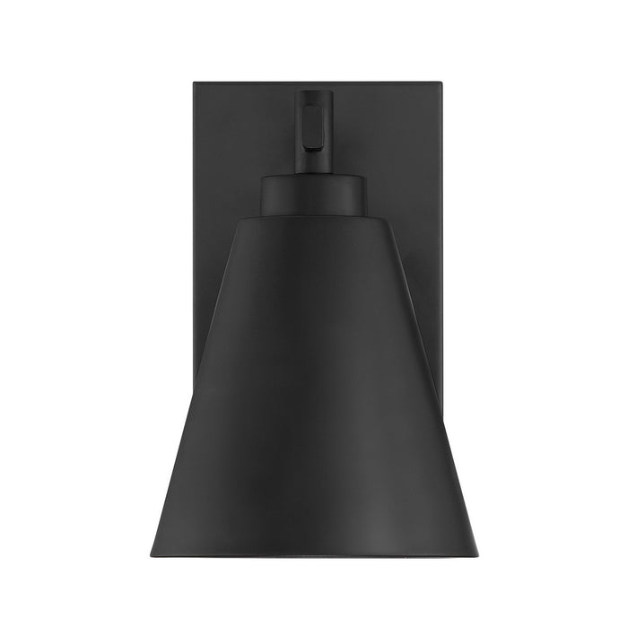 Savoy House 5-805-DS-BK One Light Outdoor Wall Lantern, Matte Black