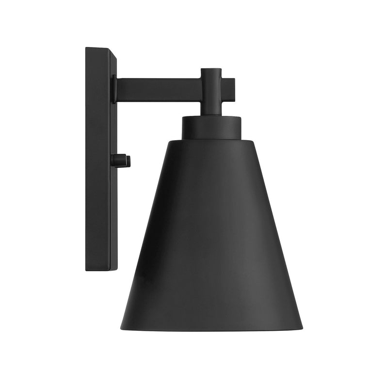 Savoy House 5-805-DS-BK One Light Outdoor Wall Lantern, Matte Black
