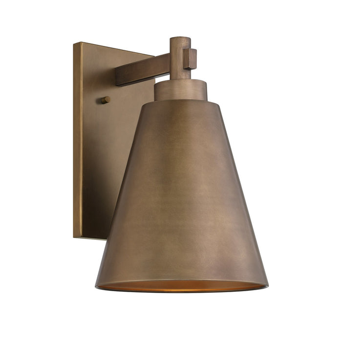 Savoy House 5-806-DS-273 One Light Outdoor Wall Lantern, Atlas Bronze