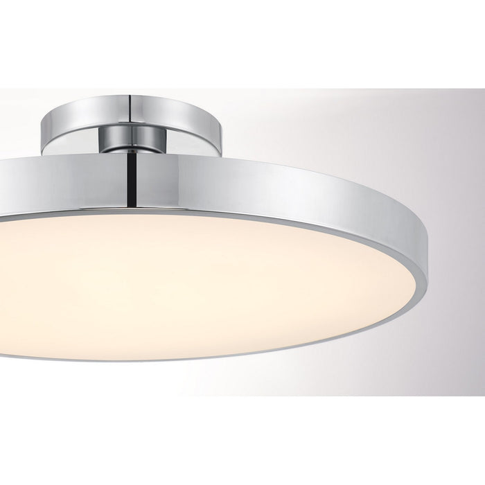 Savoy House 6-2969-1-11 LED Semi-Flush Mount, Chrome
