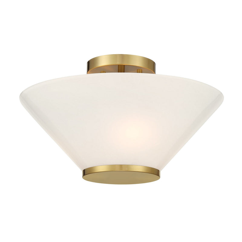 Savoy House 6-4012-3-322 Three Light Convertible Semi-Flush /Pendant, Warm Brass