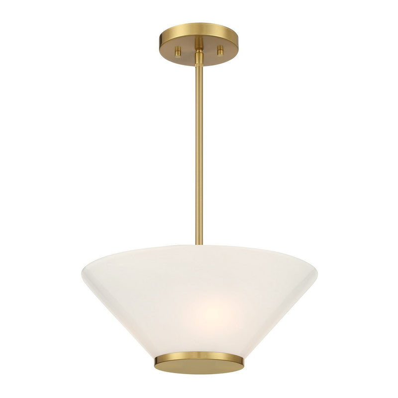 Savoy House 6-4012-3-322 Three Light Convertible Semi-Flush /Pendant, Warm Brass