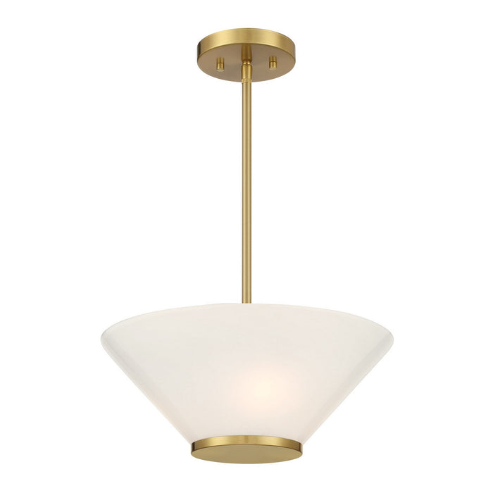 Savoy House 6-4012-3-322 Three Light Convertible Semi-Flush /Pendant, Warm Brass