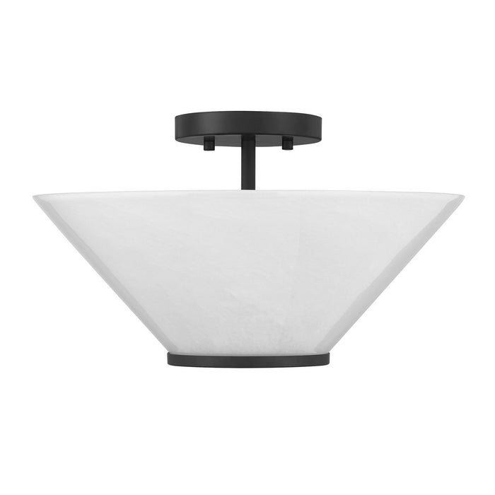 Savoy House 6-4012-3-89 Three Light Convertible Semi-Flush /Pendant, Matte Black
