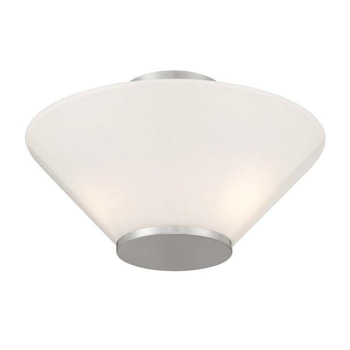 Savoy House 6-4012-3-SN Three Light Convertible Semi-Flush /Pendant, Satin Nickel