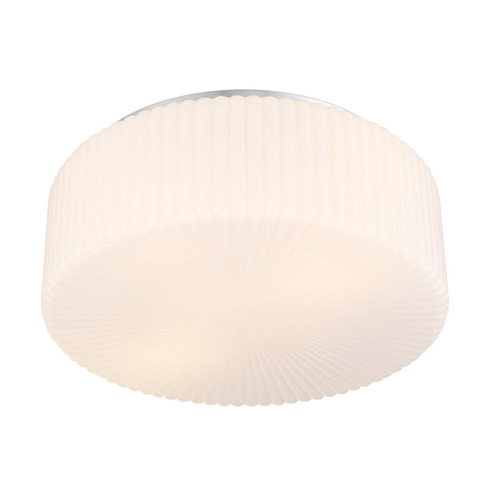Savoy House 6-4187-4-11 Four Light Flush Mount, Chrome