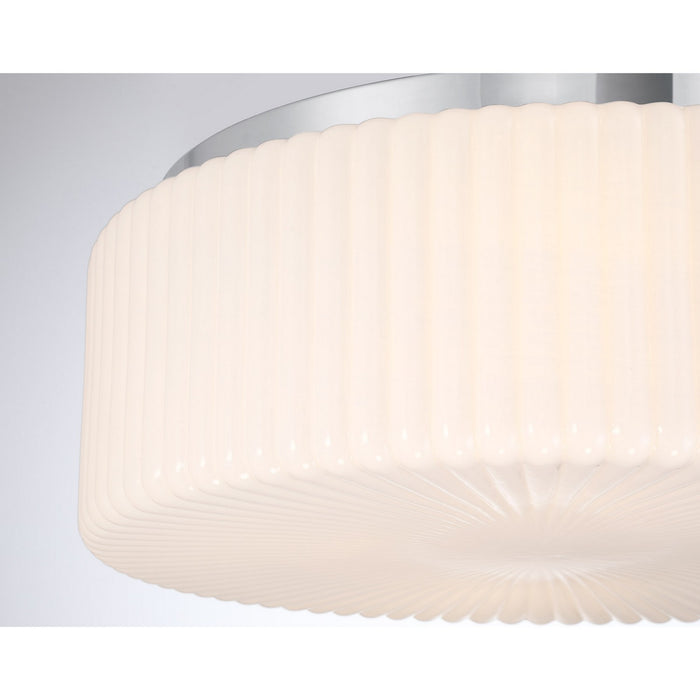 Savoy House 6-4187-4-11 Four Light Flush Mount, Chrome