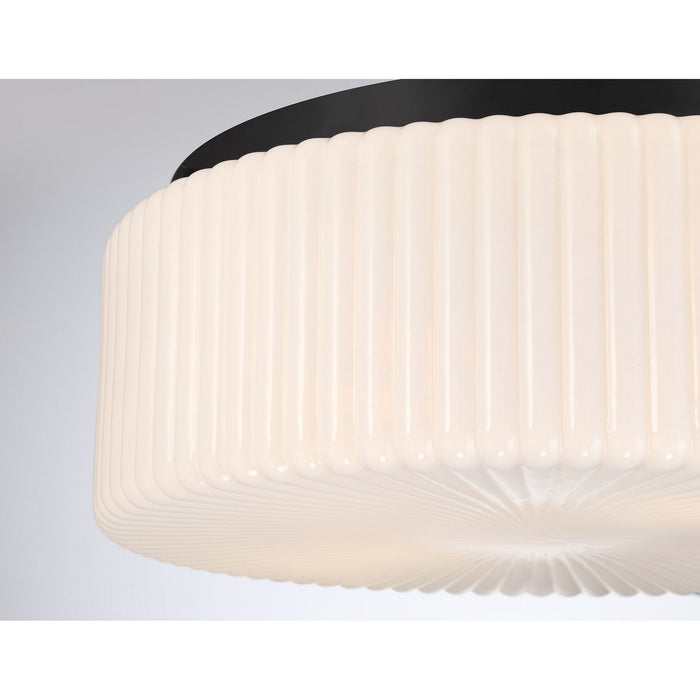 Savoy House 6-4187-4-89 Four Light Flush Mount, Matte Black