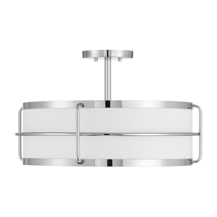 Savoy House 6-4193-4-11 Four Light Semi-Flush Mount, Chrome
