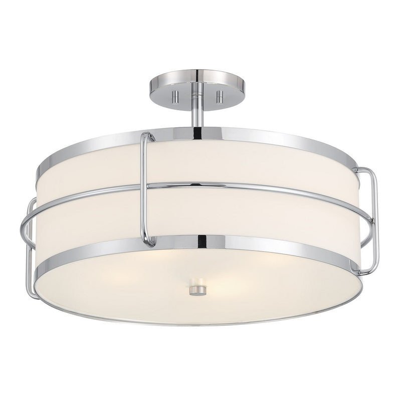 Savoy House 6-4193-4-11 Four Light Semi-Flush Mount, Chrome