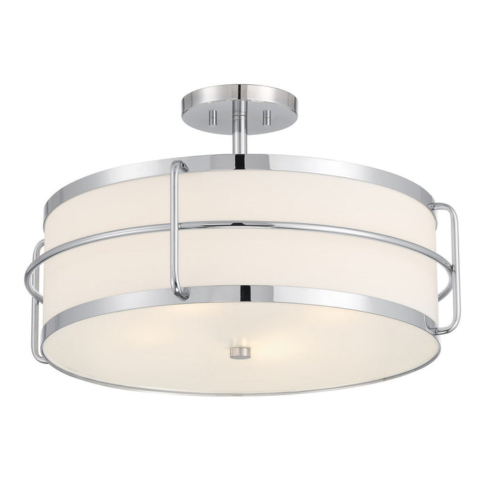 Savoy House 6-4193-4-11 Four Light Semi-Flush Mount, Chrome
