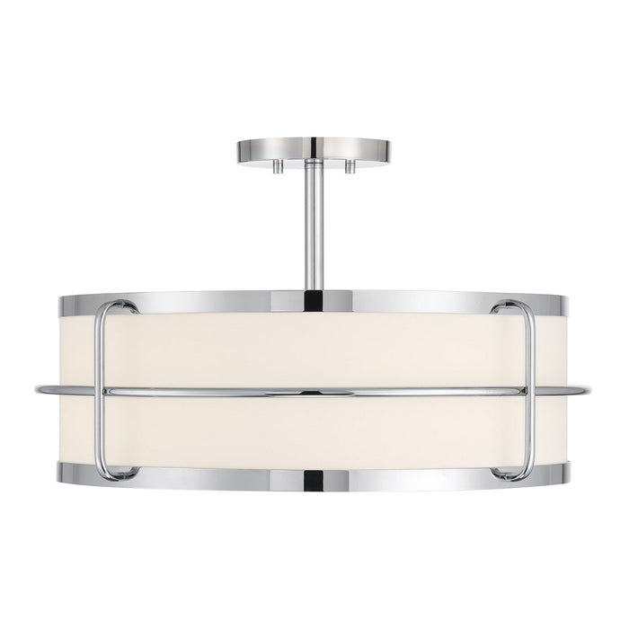 Savoy House 6-4193-4-11 Four Light Semi-Flush Mount, Chrome
