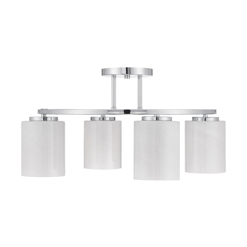 Savoy House 6-4693-4-11 Four Light Semi-Flush Mount, Chrome