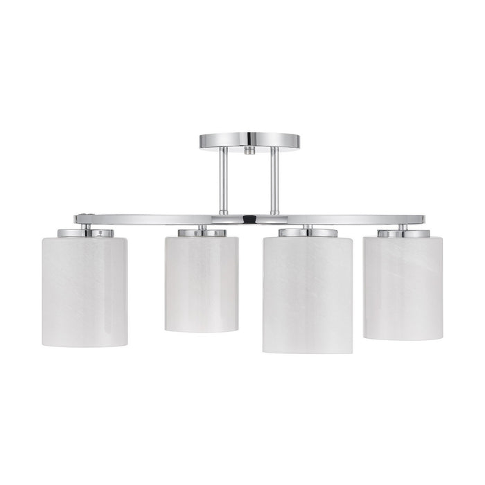 Savoy House 6-4693-4-11 Four Light Semi-Flush Mount, Chrome