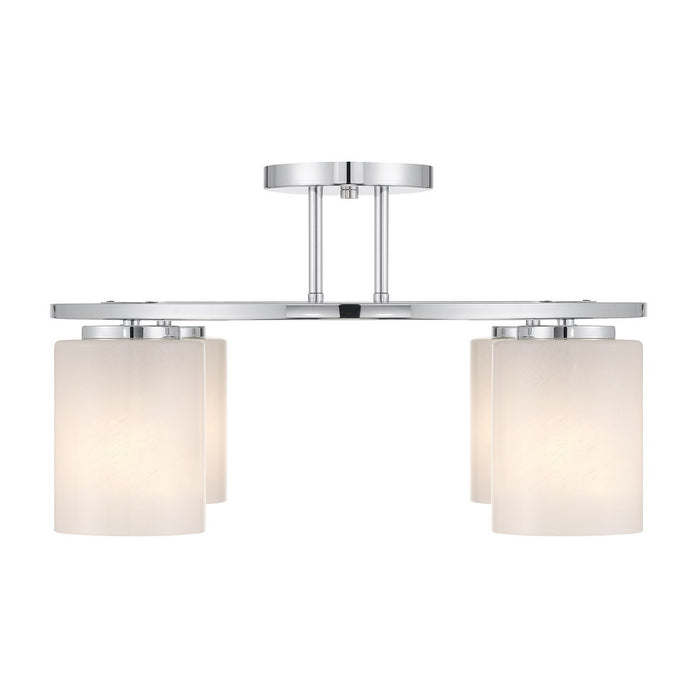 Savoy House 6-4693-4-11 Four Light Semi-Flush Mount, Chrome