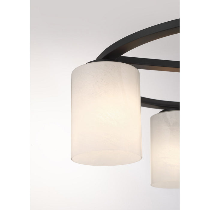 Savoy House 6-4693-4-89 Four Light Semi-Flush Mount, Matte Black