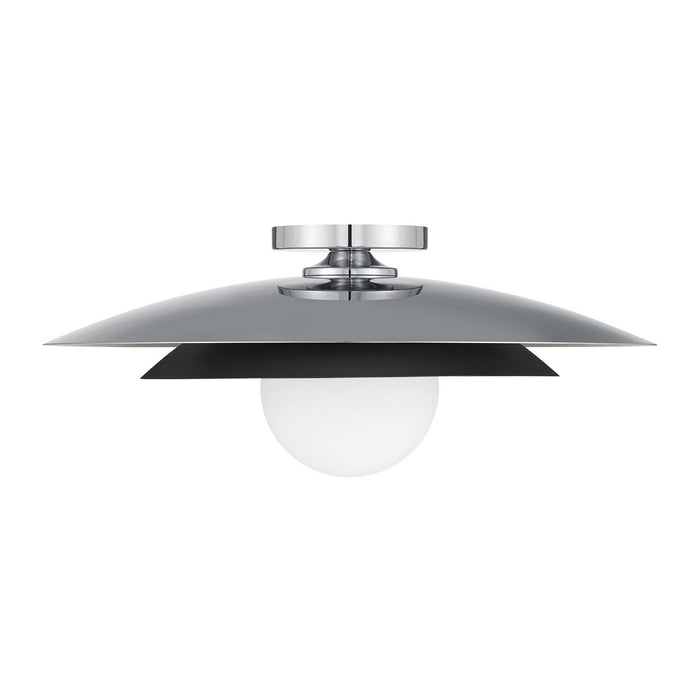 Savoy House 6-5564-1-11 One Light Semi-Flush Mount, Chrome