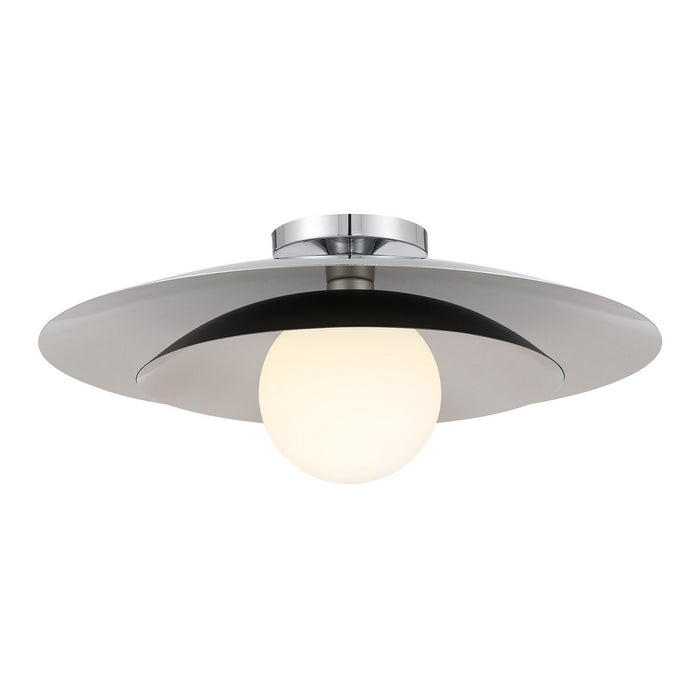 Savoy House 6-5564-1-11 One Light Semi-Flush Mount, Chrome