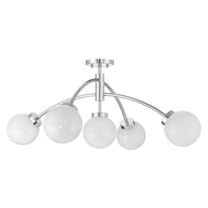 Savoy House 6-6199-5-11 LED Semi-Flush Mount, Chrome
