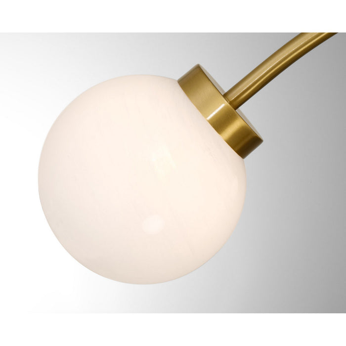 Savoy House 6-6199-5-322 LED Semi-Flush Mount, Warm Brass