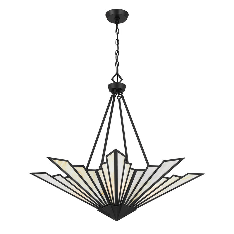 Savoy House 7-1038-4-89 Four Light Pendant, Matte Black