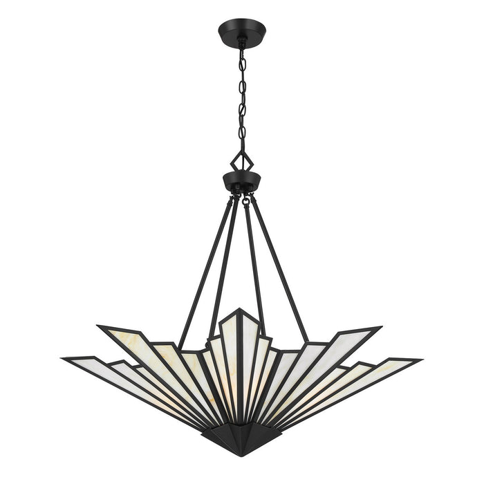 Savoy House 7-1038-4-89 Four Light Pendant, Matte Black