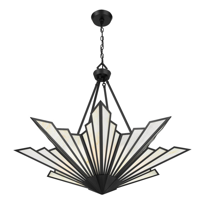 Savoy House 7-1038-4-89 Four Light Pendant, Matte Black