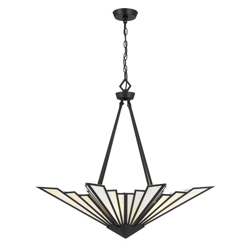 Savoy House 7-1038-4-89 Four Light Pendant, Matte Black