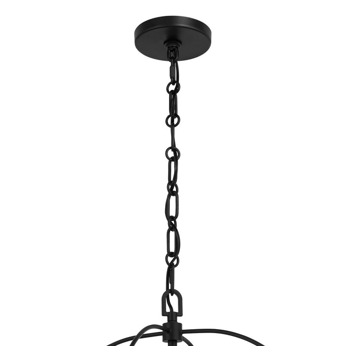 Savoy House 7-1693-4-89 Four Light Pendant, Matte Black