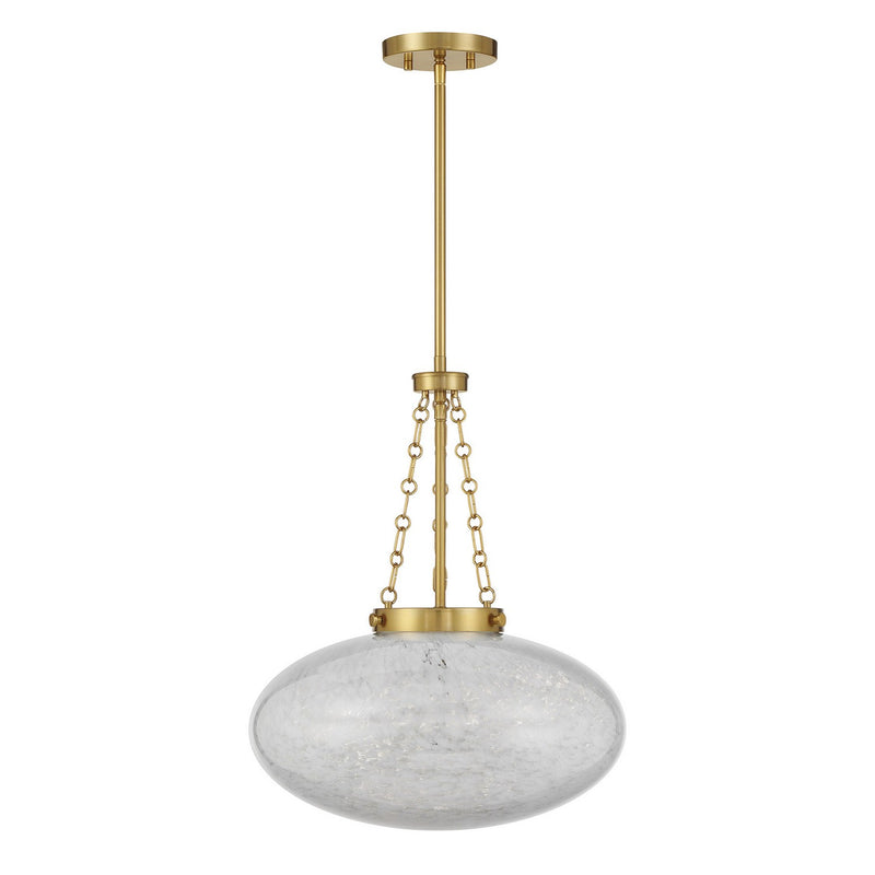 Savoy House 7-1740-1-322 One Light Pendant, Warm Brass