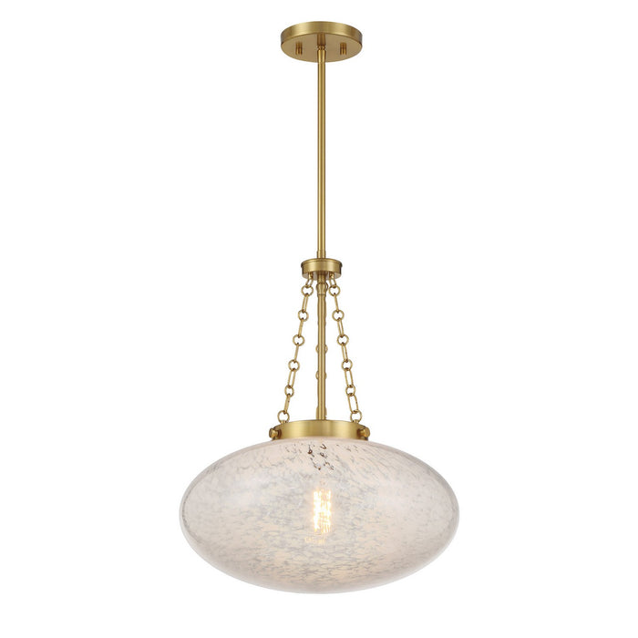 Savoy House 7-1740-1-322 One Light Pendant, Warm Brass