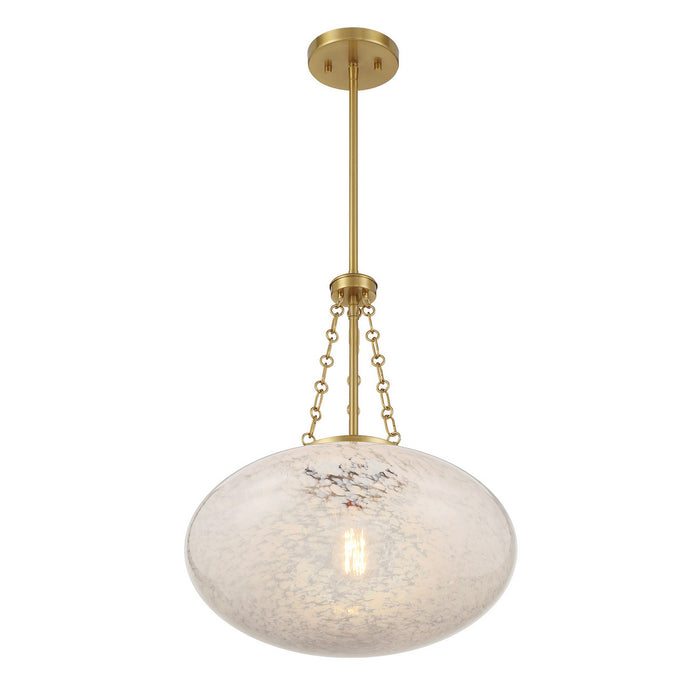 Savoy House 7-1740-1-322 One Light Pendant, Warm Brass
