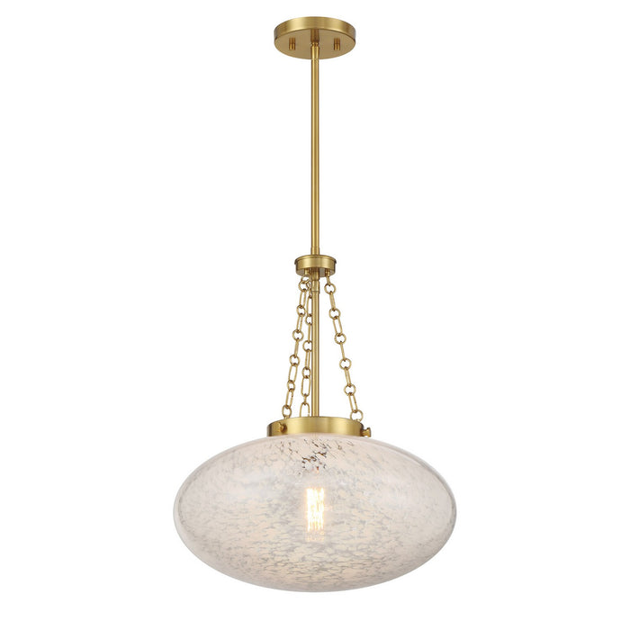 Savoy House 7-1740-1-322 One Light Pendant, Warm Brass