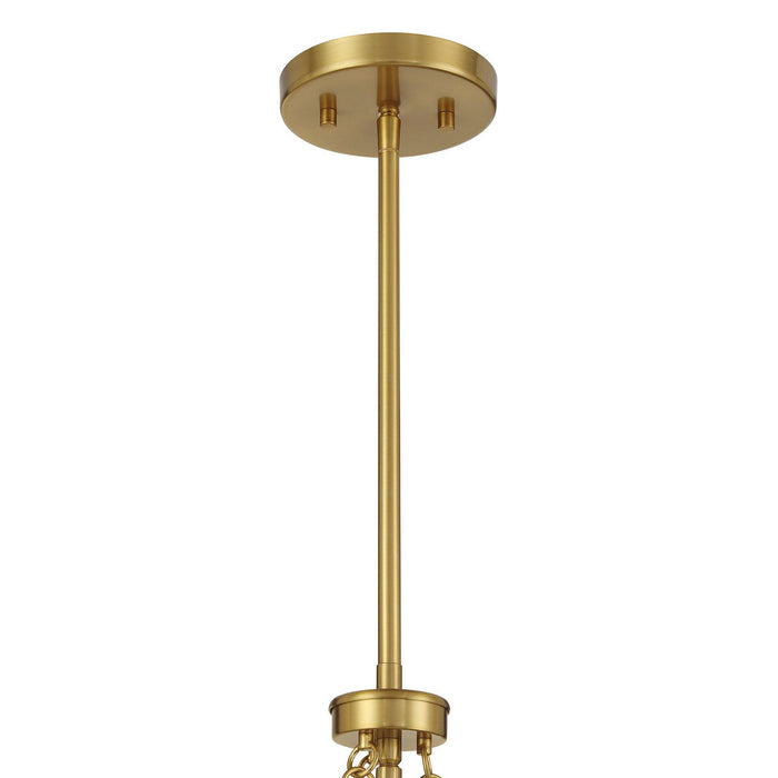 Savoy House 7-1740-1-322 One Light Pendant, Warm Brass
