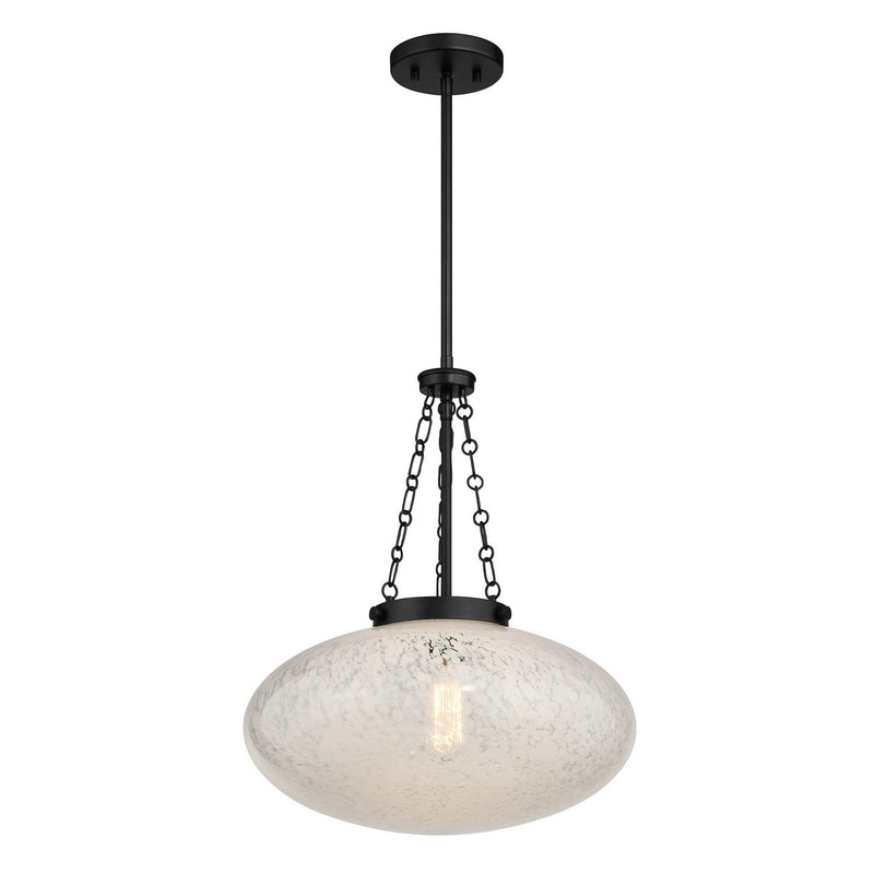 Savoy House 7-1740-1-89 One Light Pendant, Matte Black