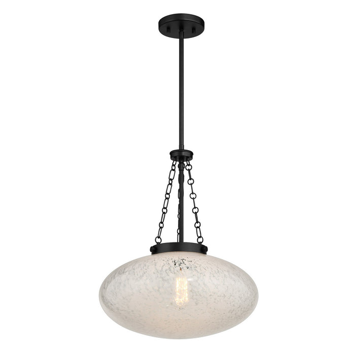 Savoy House 7-1740-1-89 One Light Pendant, Matte Black