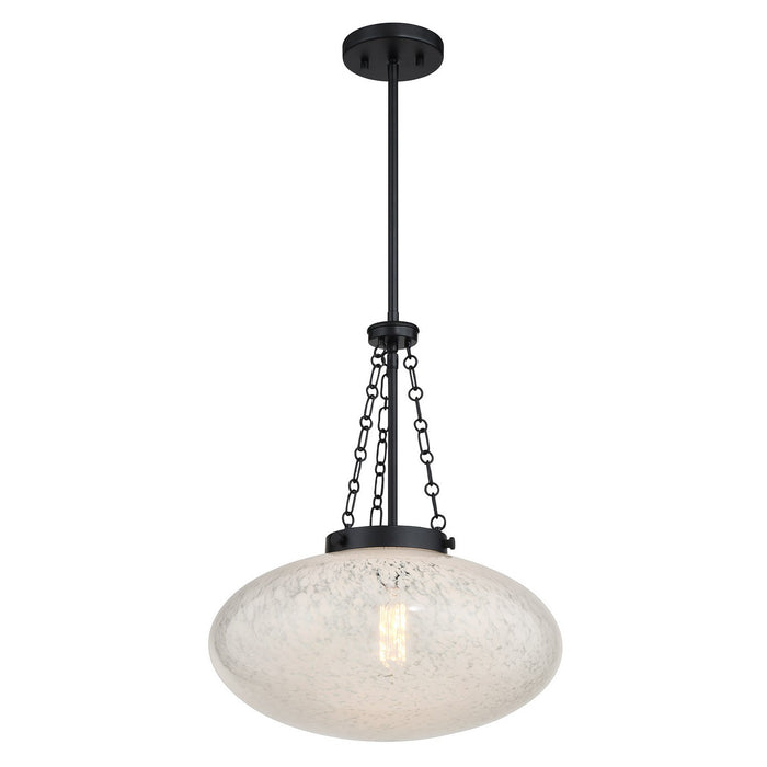 Savoy House 7-1740-1-89 One Light Pendant, Matte Black